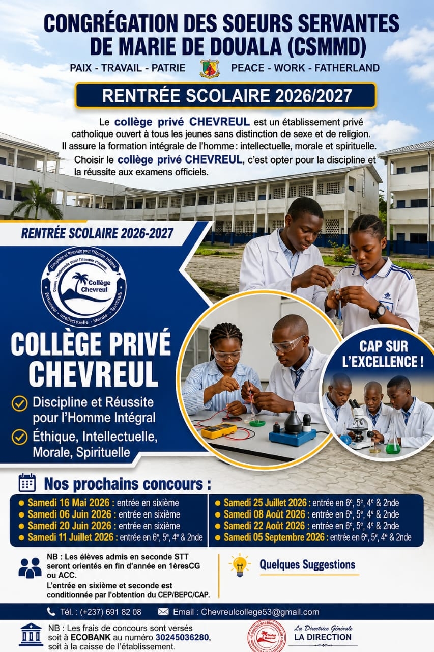 Brochure rentrée scolaire 2026–2027